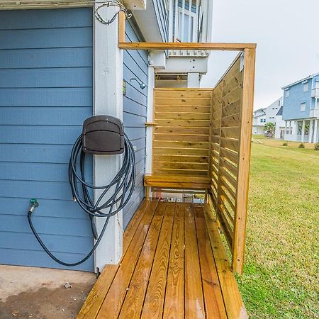 Hot Tub - Ocean Views - Steps To Private Beach - Quiet Location Galveston Zewnętrze zdjęcie