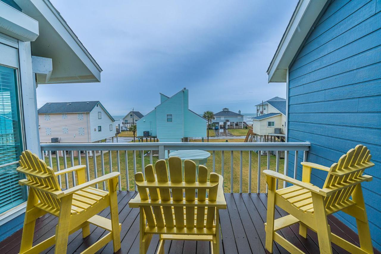 Hot Tub - Ocean Views - Steps To Private Beach - Quiet Location Galveston Zewnętrze zdjęcie