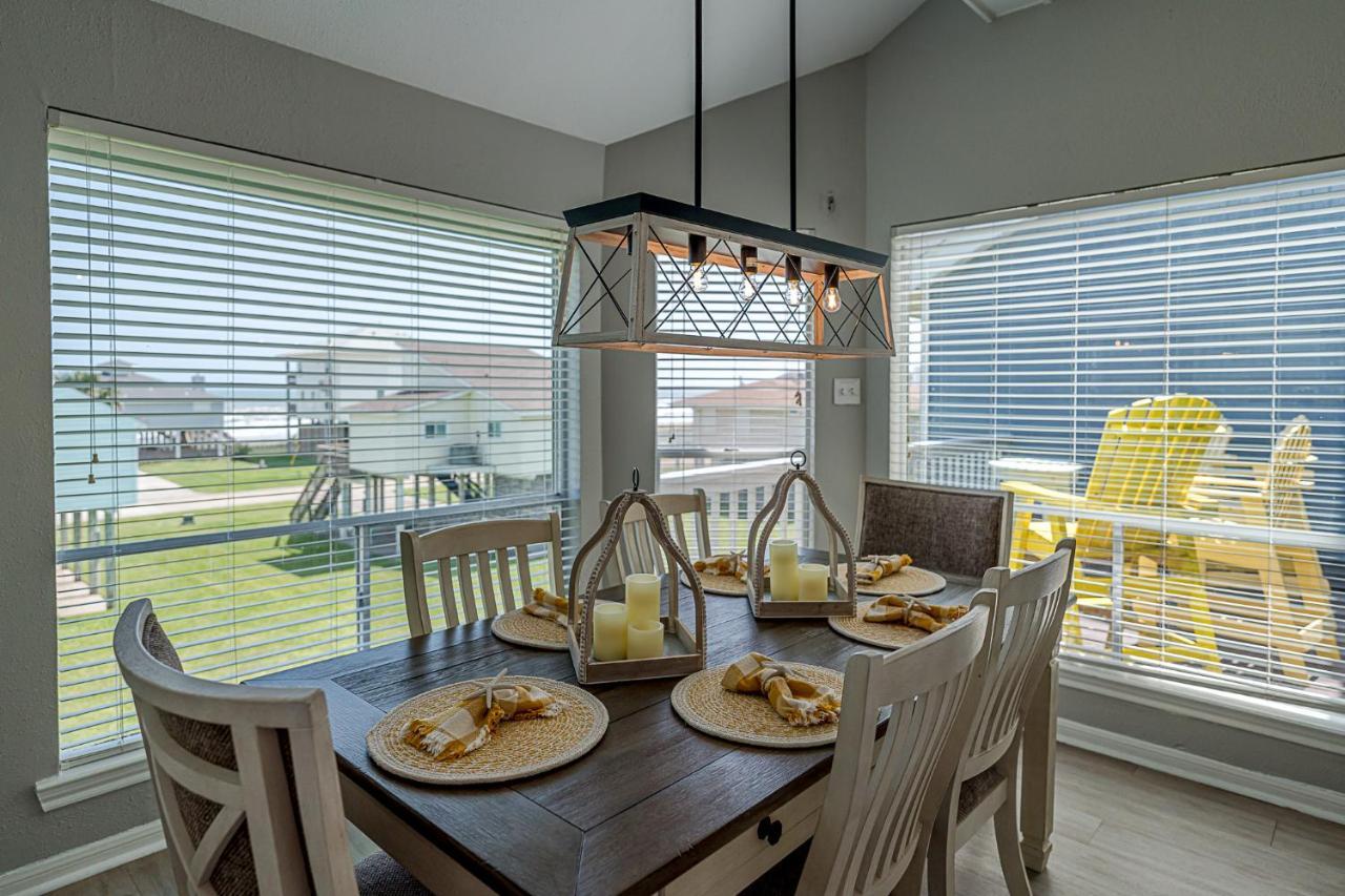 Hot Tub - Ocean Views - Steps To Private Beach - Quiet Location Galveston Zewnętrze zdjęcie