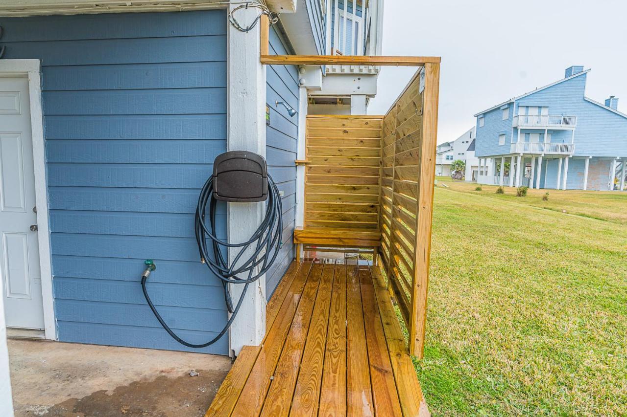 Hot Tub - Ocean Views - Steps To Private Beach - Quiet Location Galveston Zewnętrze zdjęcie